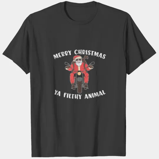 Merry Christmas Animal Filthy Ya Ugly Style Matchi T-shirt