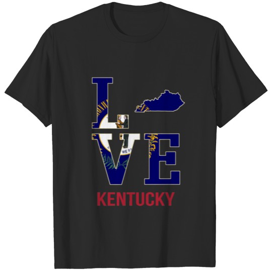 Kentucky State Flag Love Plus Size T-shirt