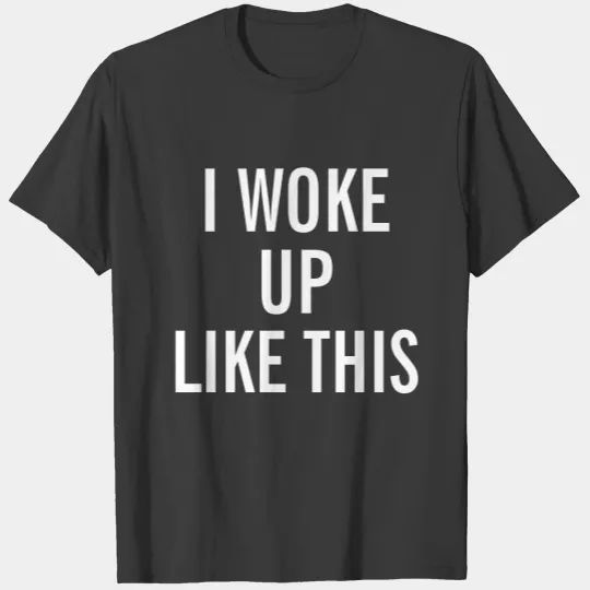 Men's Royal Blue I woke up like this Sweat T-shirt