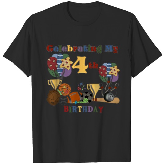 Discover Crazy For Sports 4th Birthday s and Gifts T-shirt
