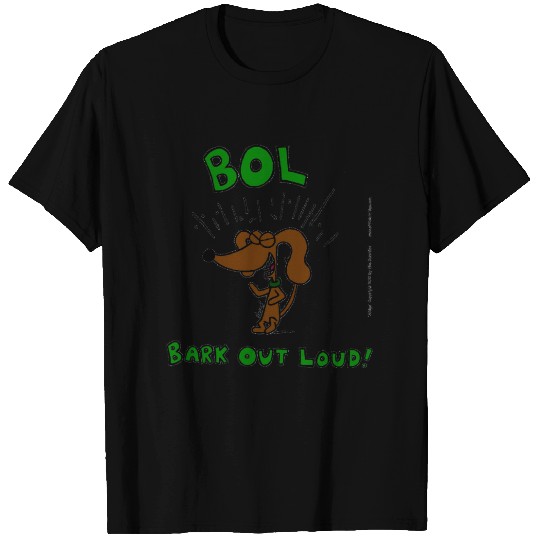 Midge "BOL Bark Out Loud" Mens Ringer T-shirt
