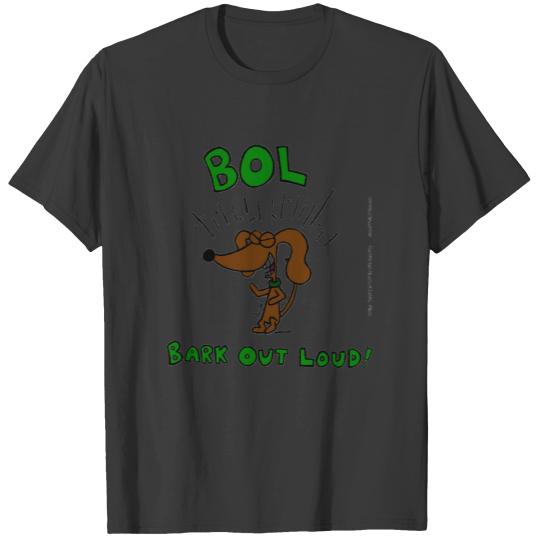 Midge "BOL Bark Out Loud" Mens Ringer T-shirt