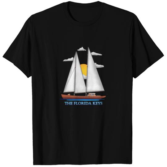 The Florida Keys Coastal Nautical Sailing Sailor T-shirt