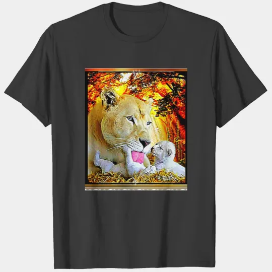 Big Cat Models: Lioness and Cubs 01 T-shirt