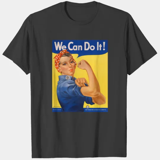 Rosie the Riveter Vintage Poster Polo T-shirt