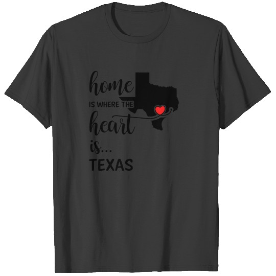 Texas home is where the heart is plus size T-shirt