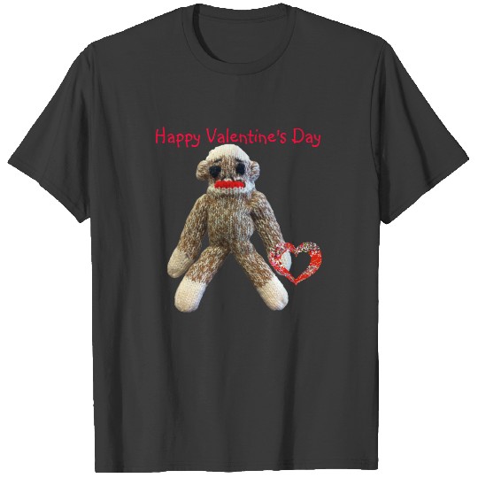 Valentine Sock Monkey for T-shirt