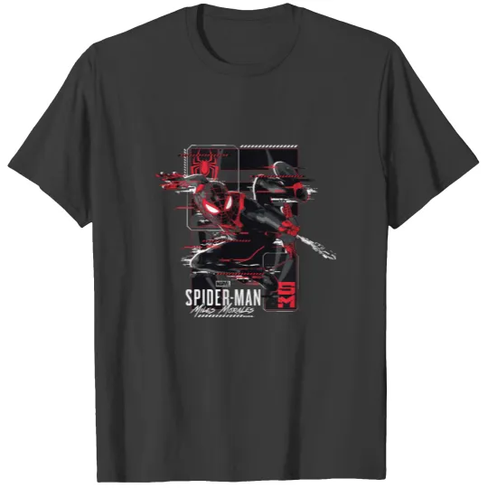 Spider-Man Miles Morales Web Shooting Graphic T-shirt
