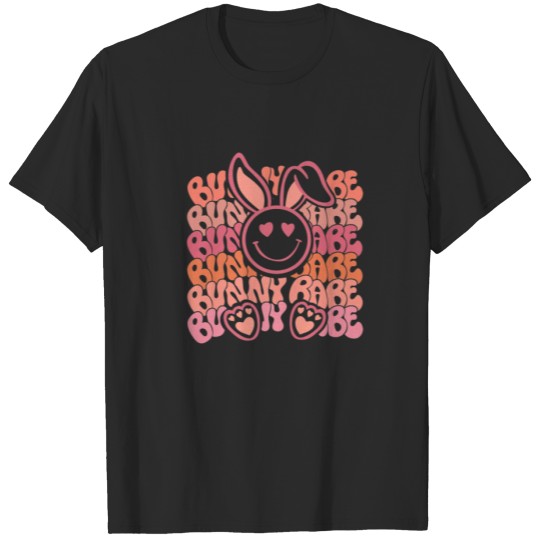 Bunny Baby Smiley Face Easter Pregnancy Announceme T-shirt