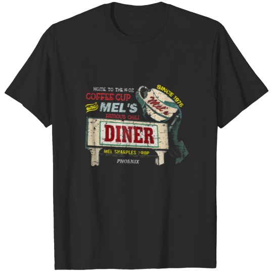 Discover Mel's Diner From Alice Distressed T-shirt