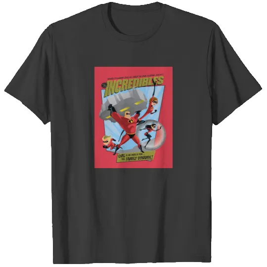 The Incredibles Action Poster Disney T-shirt