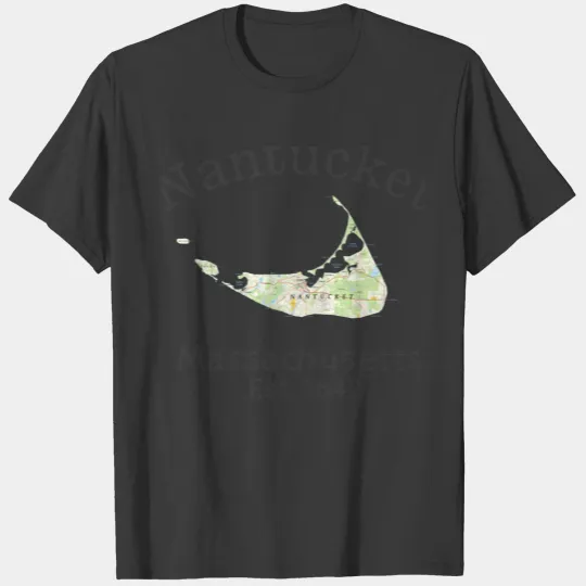 Nantucket map T-shirt