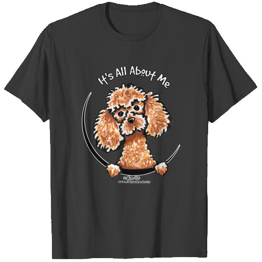 Apricot Toy Miniature Poodle IAAM T-shirt
