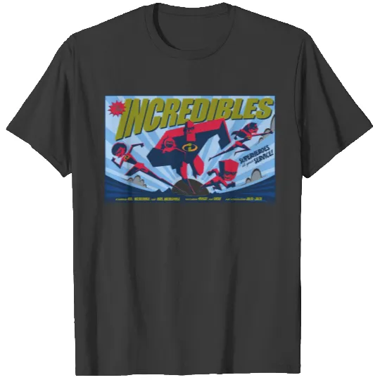 The Incredibles movie poster Disney T-shirt