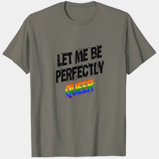 Discover LGBT Perfectly Queer Gay Pride CSD Rainbow T-shirt