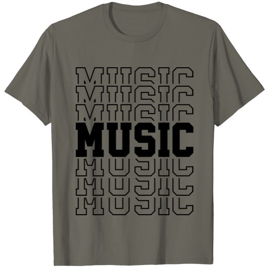 Discover Music, Music love, Music Repeated T-shirt