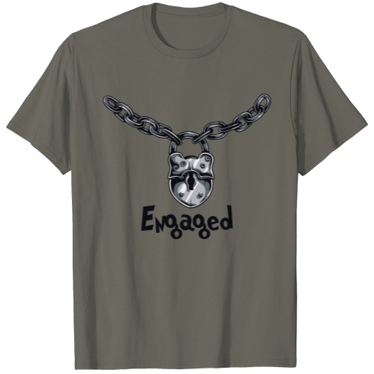 Discover Engaged Engagement Announcement T-shirt