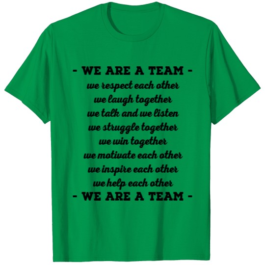 Discover We are a Team T-shirt