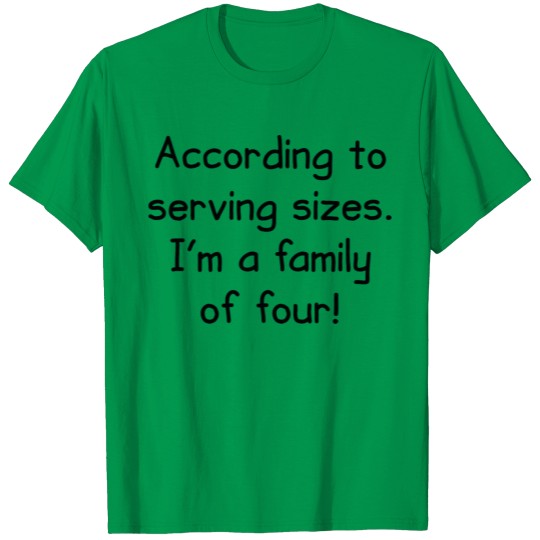 Discover Serving Sizes T-shirt
