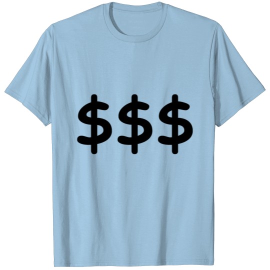 Discover Dollar $$$ black T-shirt