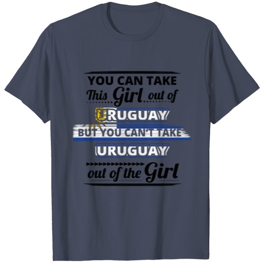 Discover Geschenk herausnehmen liebe herkunft girl URUGUAY T-shirt
