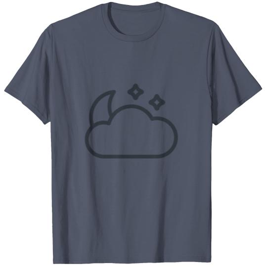 Weather Night Cloudy T-shirt