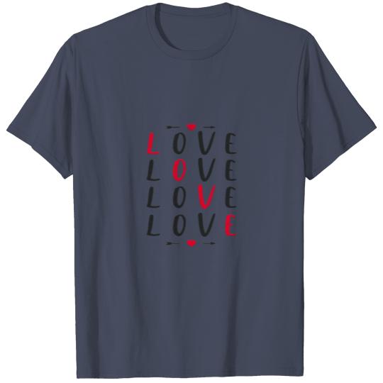 Discover Love love love love T-shirt