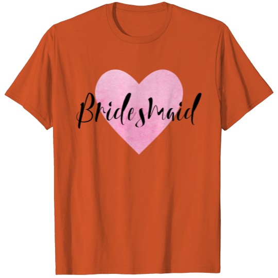 Discover bridesmaid heart hen night bachelorette party T-shirt