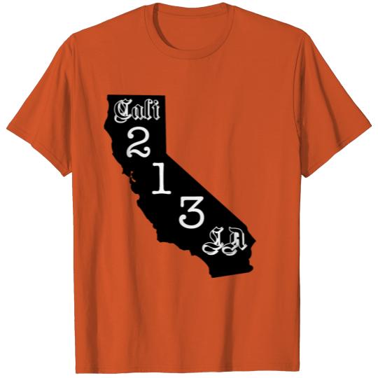 Discover Los Angeles LA California Area Code 213 T-shirt