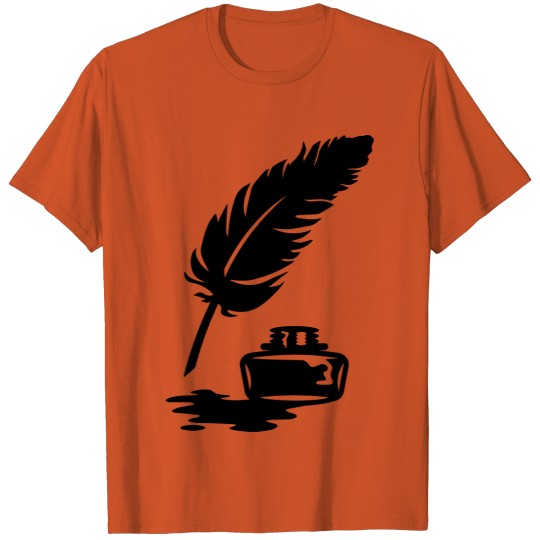 Discover Quill Pen and Ink Pot T-shirt