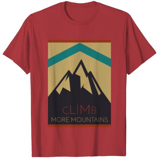 Discover Climb more mountains sports T-shirt