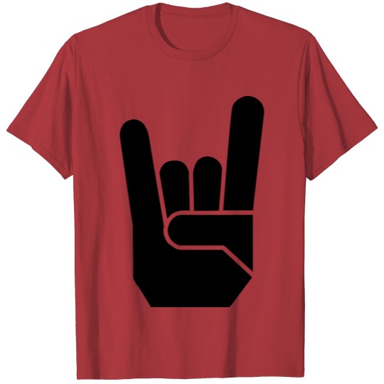 Discover Rock Hand Pommesgabel Devilhand T-shirt