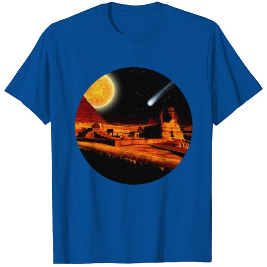 Discover Egyptian Sphinx, Pyramid & Comet T-shirt