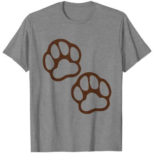 Discover dog paw T-shirt
