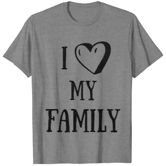 Discover 5503 I heart my family T-shirt