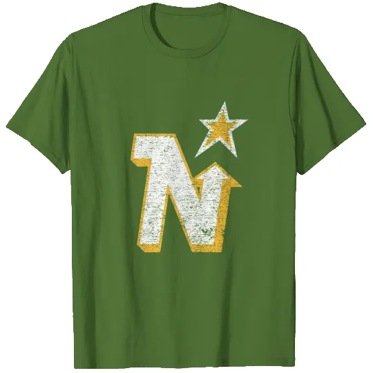 Minnesota North Stars Vintage Distressed Hockey T-Shirts