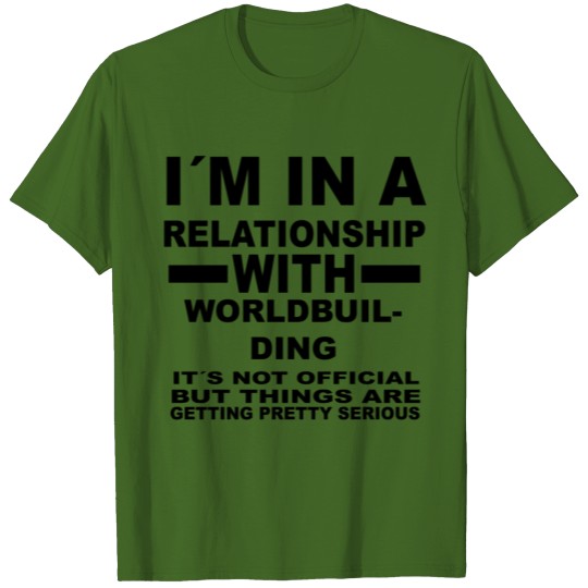 Discover relationship with WORLDBUILDING T-shirt