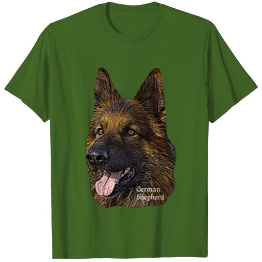 Discover German Shepherd,dog head, dogsports, T-shirt