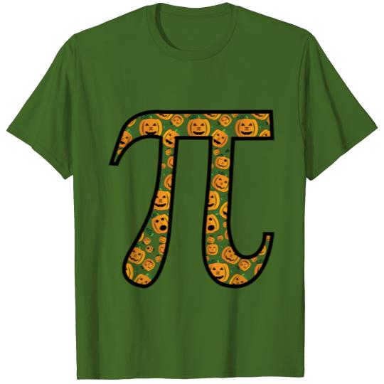 Discover Halloween, Pumpkin Pi, Thanksgiving, Pumpkin Pie, Math, Carved Pumpkin, Fall, Math Nerd, Math Geek T-shirt