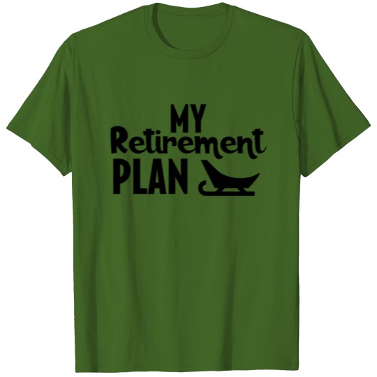 Discover Sledging Retirement plan T-shirt