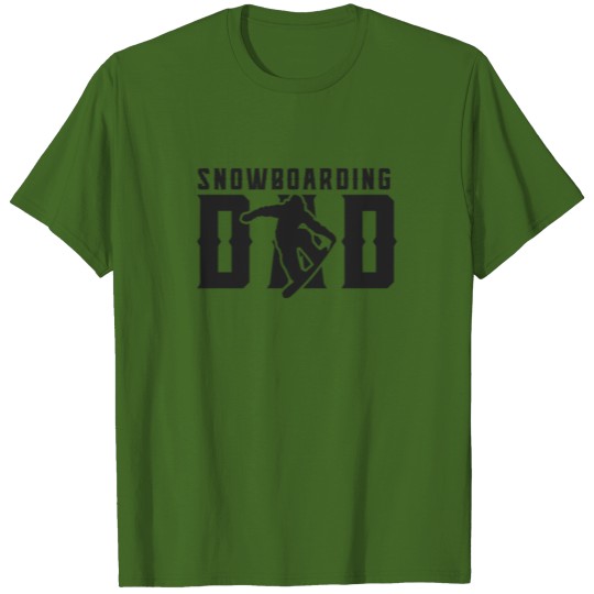 Discover Snowboard Dad Wintersports Boarding Snow T-shirt