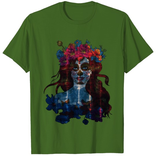 Discover Day Of The Dead Girl Design T-shirt