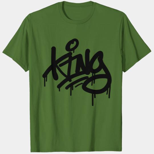 King dripping graffiti T-shirt