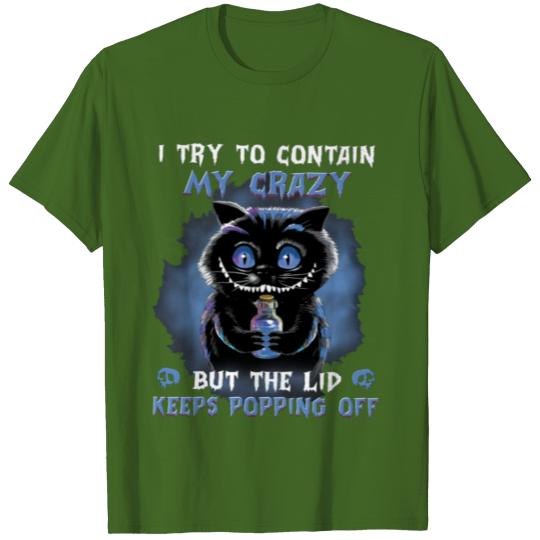 Discover Black Cat Crazy T-shirt
