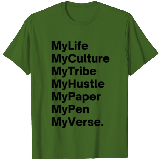 Discover MyLife MyCulture MyTribe MyHustle MyPaper MyPen My T-shirt