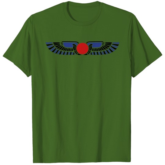 Discover Winged Sun Disk, Solar symbol, Ra, Falcon, Cobra T-shirt