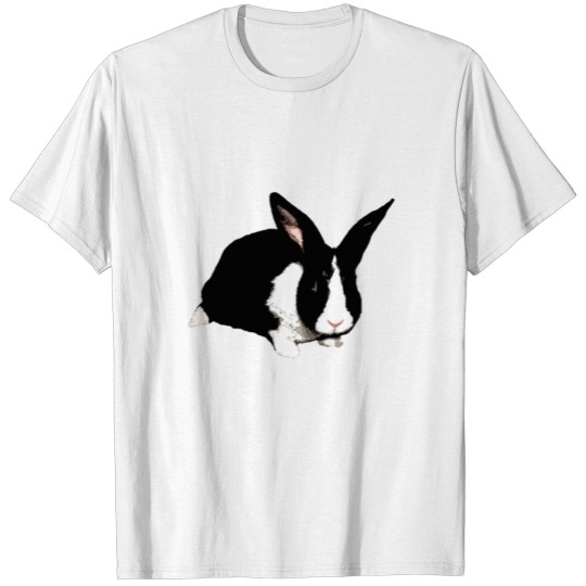 Discover Black and white rabbit T-shirt