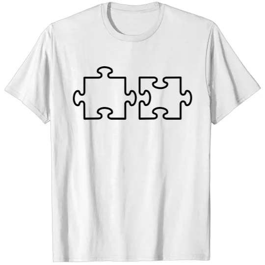 Discover 2 Puzzle Teile T-shirt