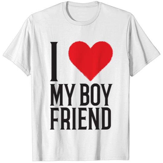 Discover I Love My Boyfriend T-shirt