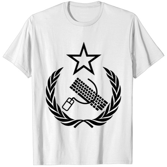 Discover Communist Geek Nerd Flag T-shirt